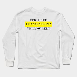 LeanSS Yellow Belt Long Sleeve T-Shirt